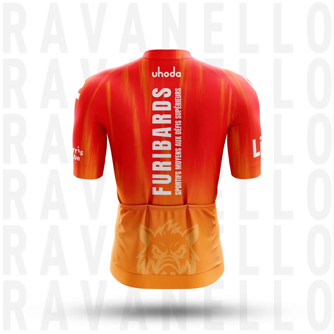 Maillot cycliste Furibards — dos